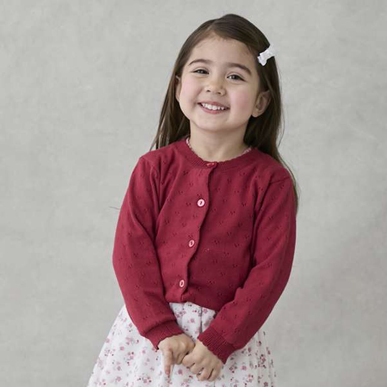 Ribbon Hair Clips 2P,Sax blue, large image number 19