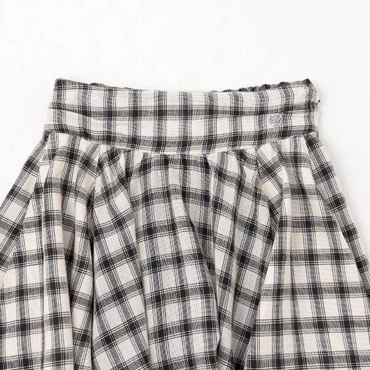 Assorted Material Irregular Hem Skirt with Shorts,Black, large image number 4