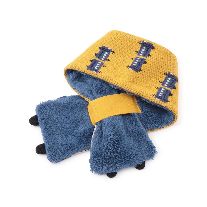 Train Pattern Scarf,Navy, medium image number 1