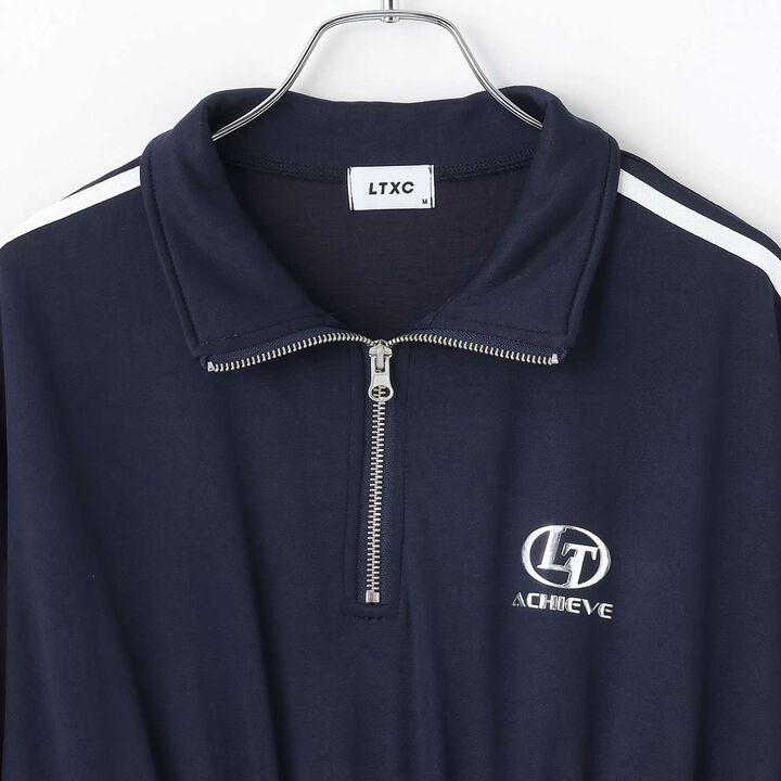 [LTXC] Cool Touch Track One-Piece Dress,Black, medium image number 2