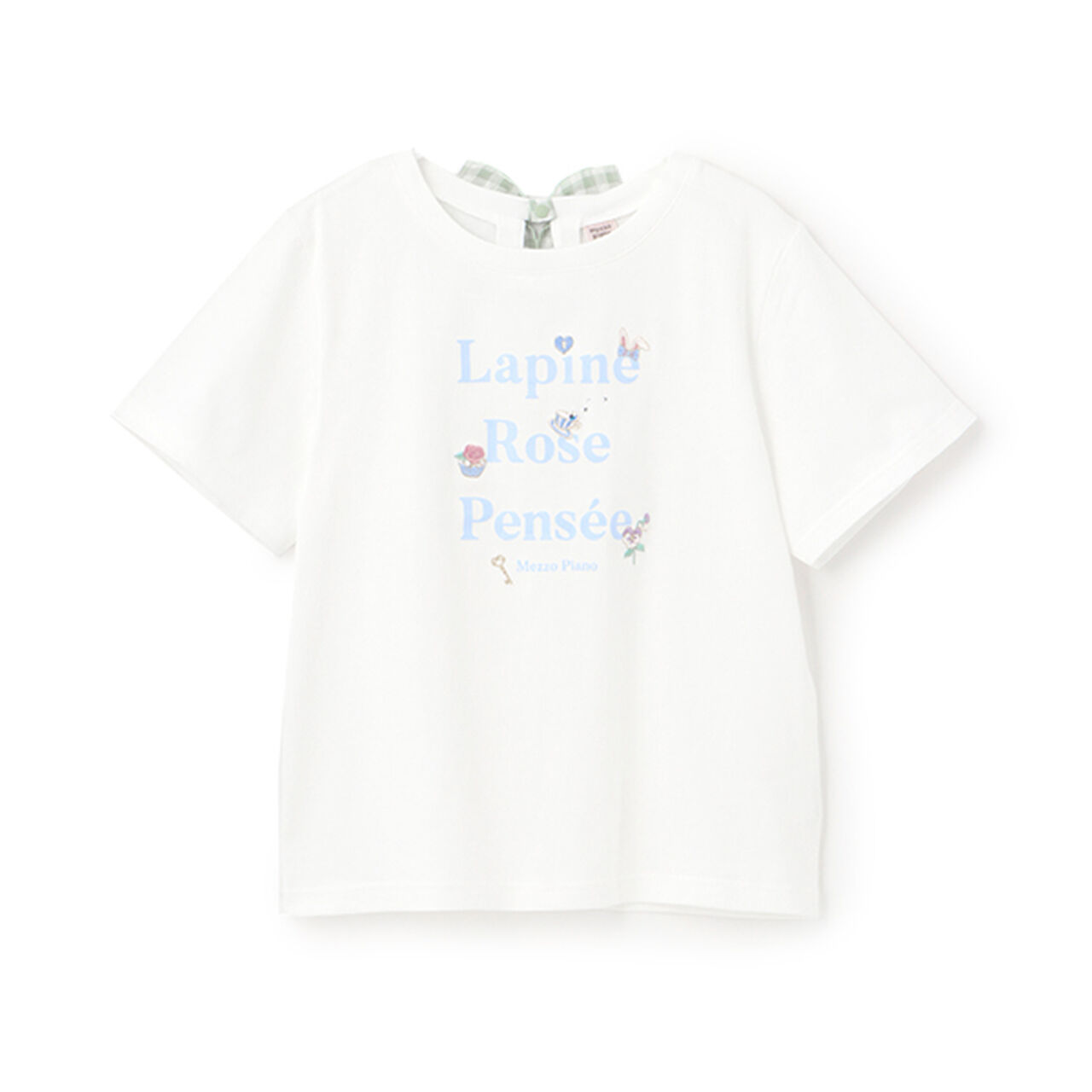 Girly Logo Short-Sleeve T-Shirt,Off white, large image number 0