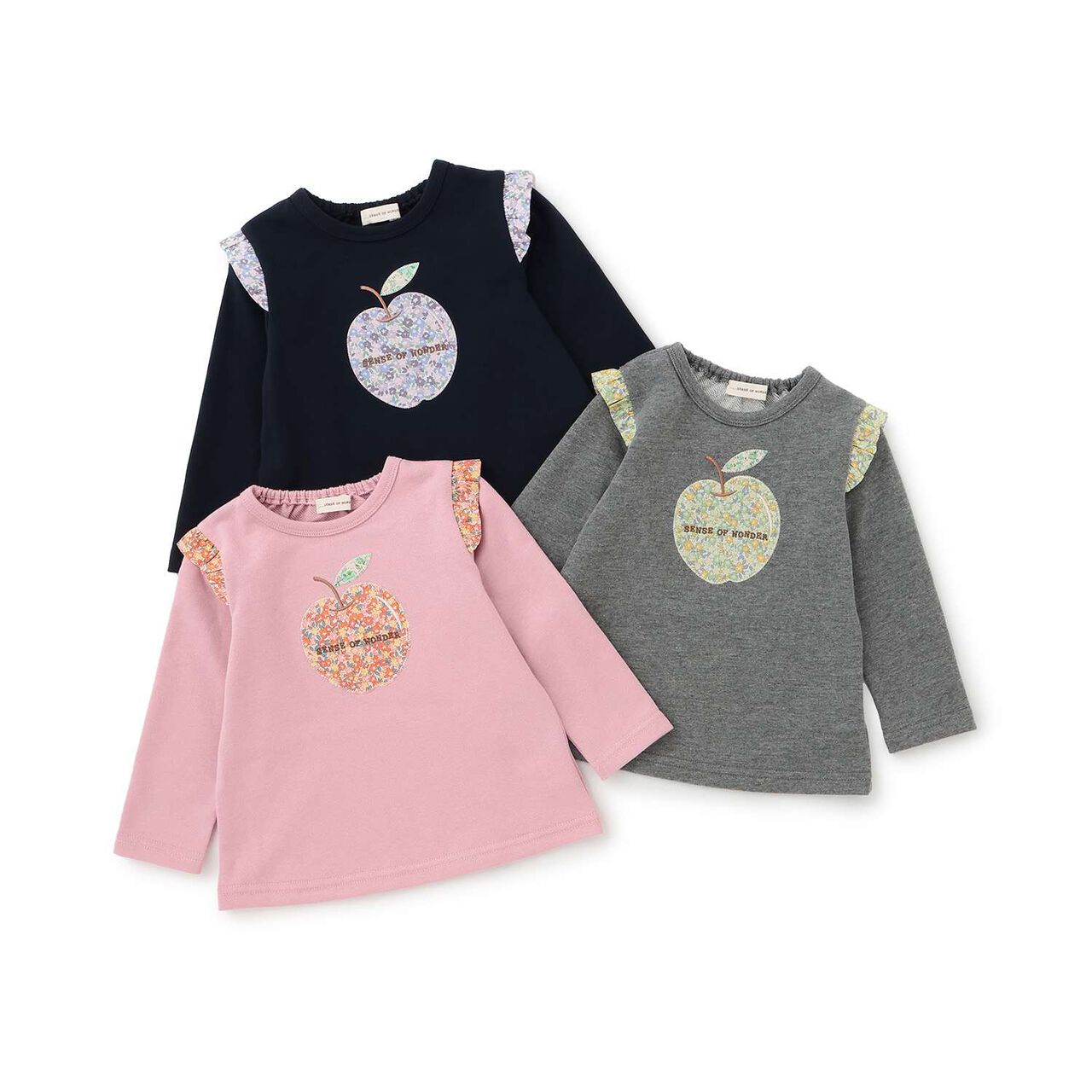 Apple Sweatshirt,Navy, large image number 7