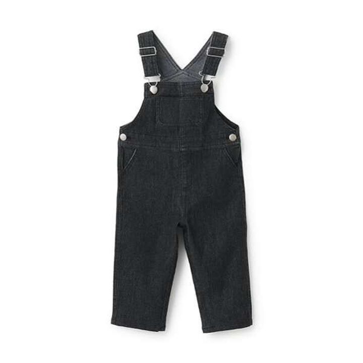 Stretch Denim Overalls,Navy, medium image number 5