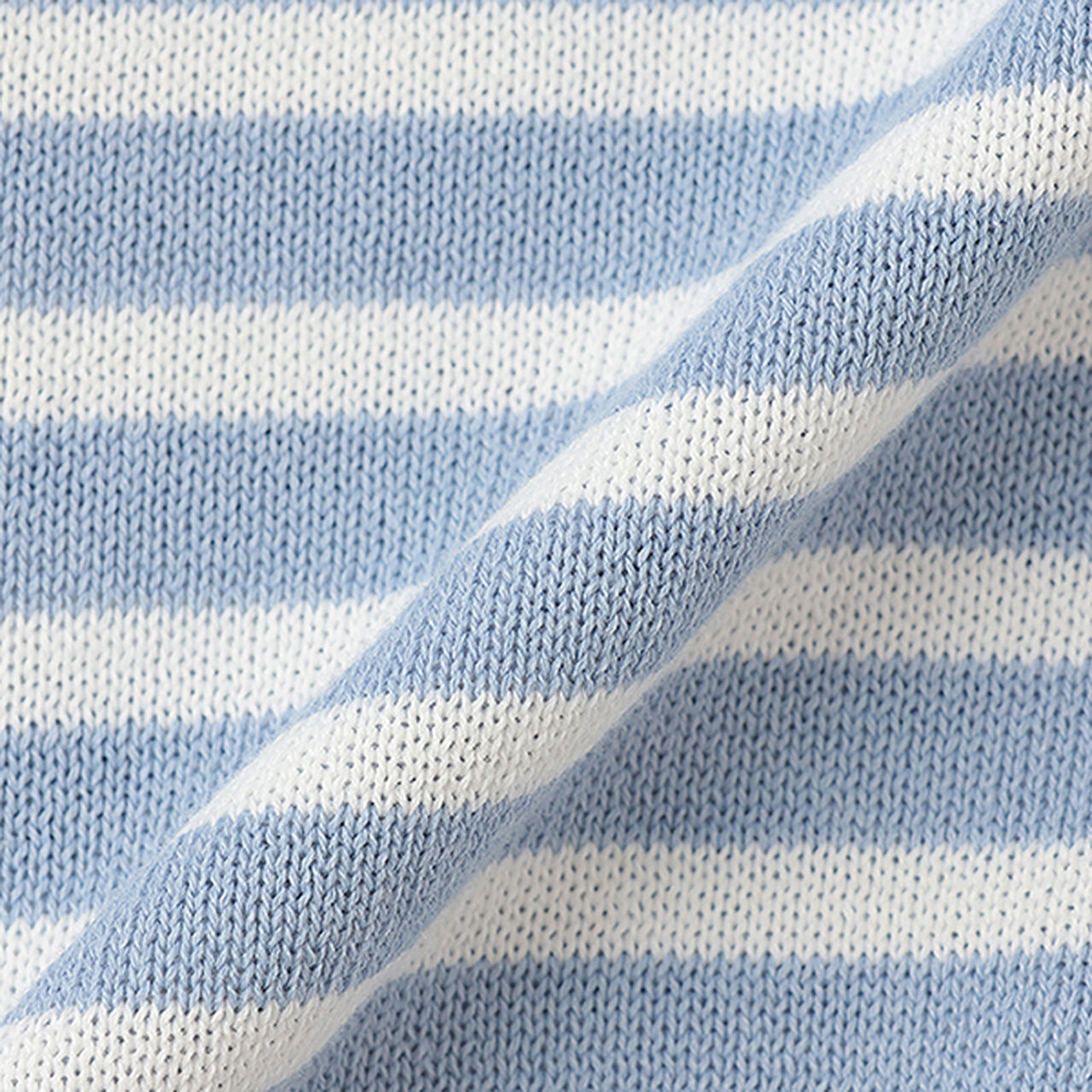 Stripe Pattern & Ribbon Knitwear,Off white, large image number 2