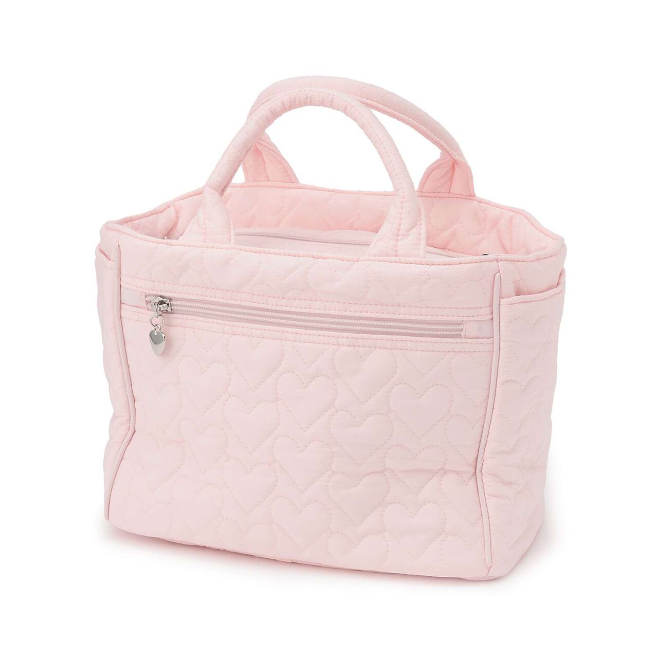 [Mezzo Piano Mama] Rabbit Appliqu&eacute; 2 Way Tote Bag,Light pink, large image number 1