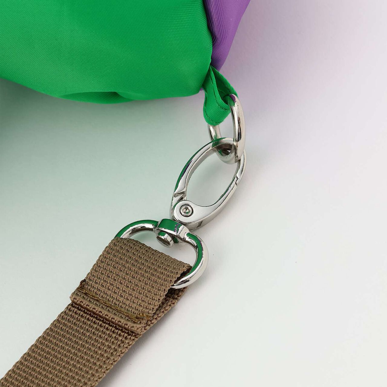 Dinosaur Mischief Backpack-Style Small Shoulder Bag,Green, large image number 7