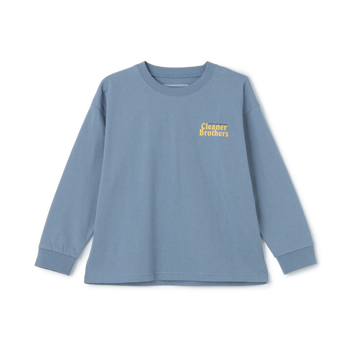 [Parent-Child Matching] [365D.] OFUZAKE Wide Long-Sleeve T-Shirt,Navy, medium image number 4