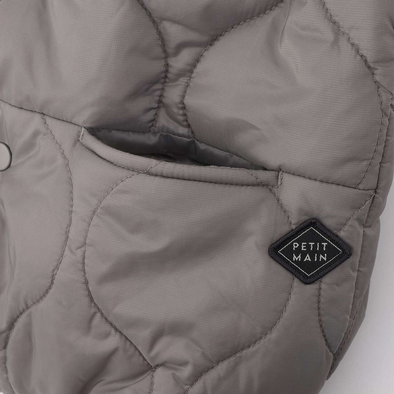 [Water-Repellent] Quilted Vest,Charcoal gray, large image number 14