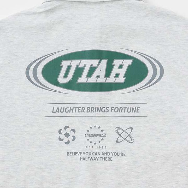 [LTXC] Loose Polo Outfit Set,Smoke white, medium image number 12