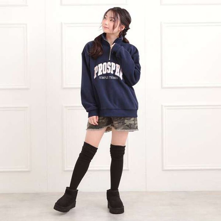 Half-Zip Fleece Sweatshirt,Light pink, medium image number 17