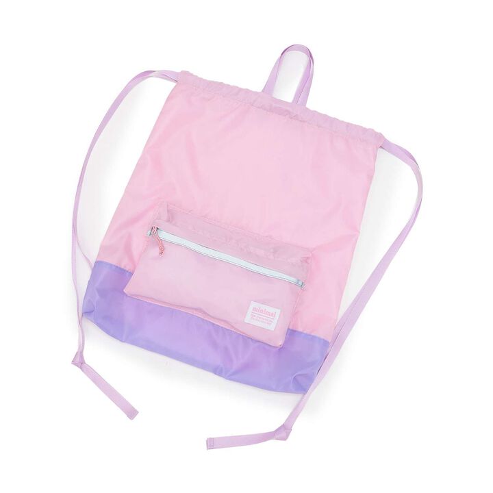 [DailyME/Water-Repellent] Knapsack for Gym Clothes, Fits Over School Bag,Pink, medium image number 3