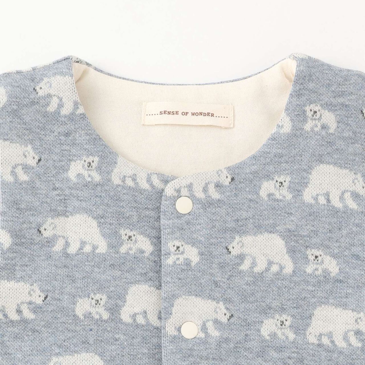 Organic Jacquard Vest,Navy, large image number 2