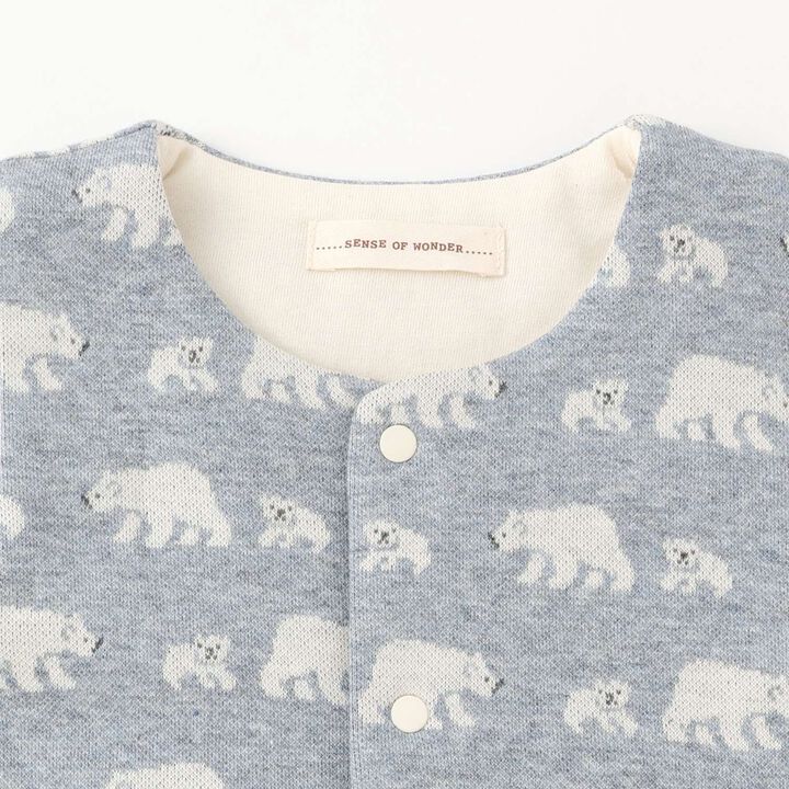 Organic Jacquard Vest,Navy, medium image number 2