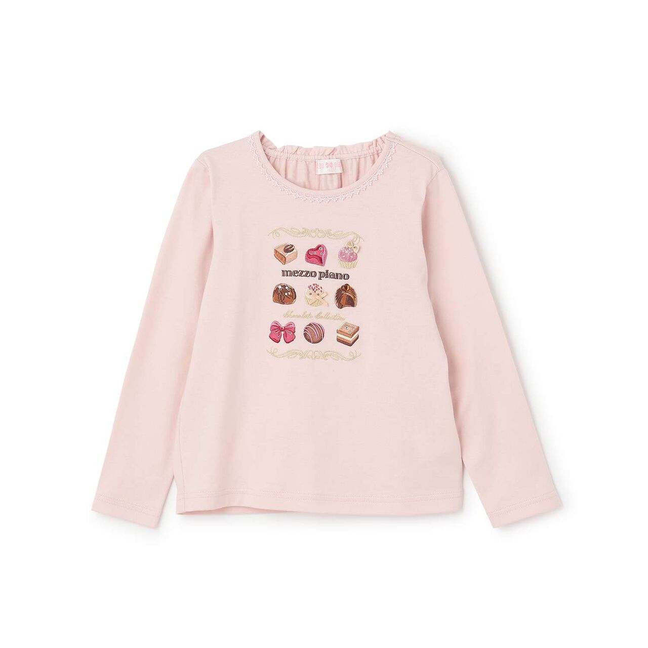[Restock] Assorted Chocolate Box Long-Sleeve T-Shirt,Pink, large image number 0