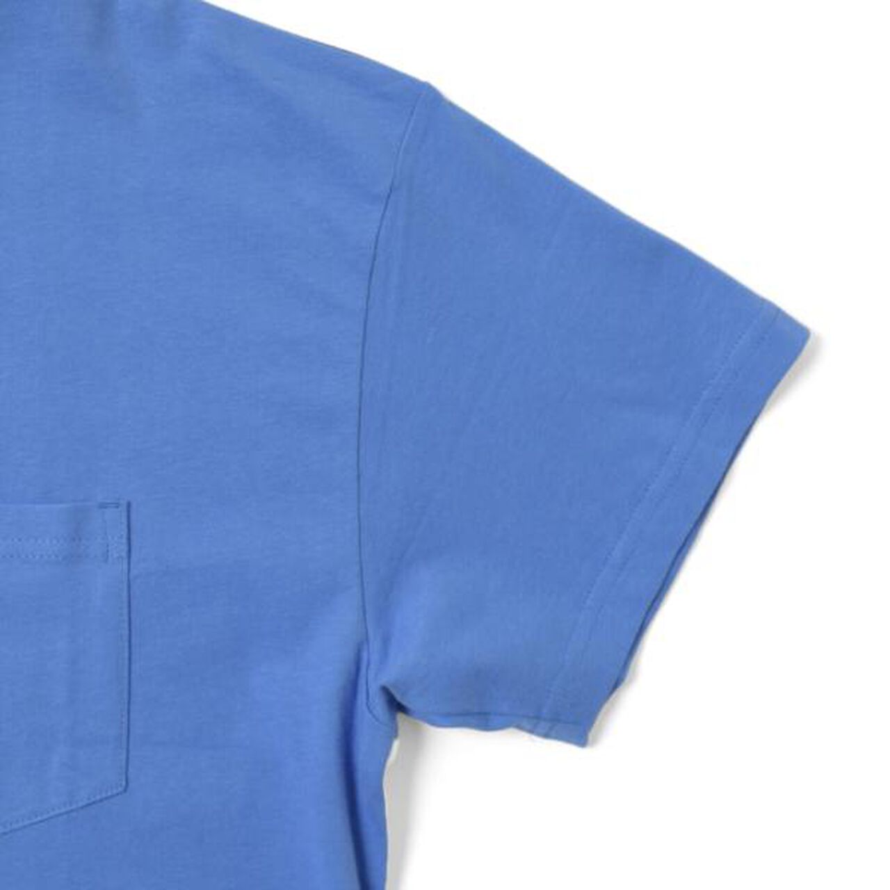 Color Block Logo Print Short Sleeve T-Shirt,Light blue, large image number 7