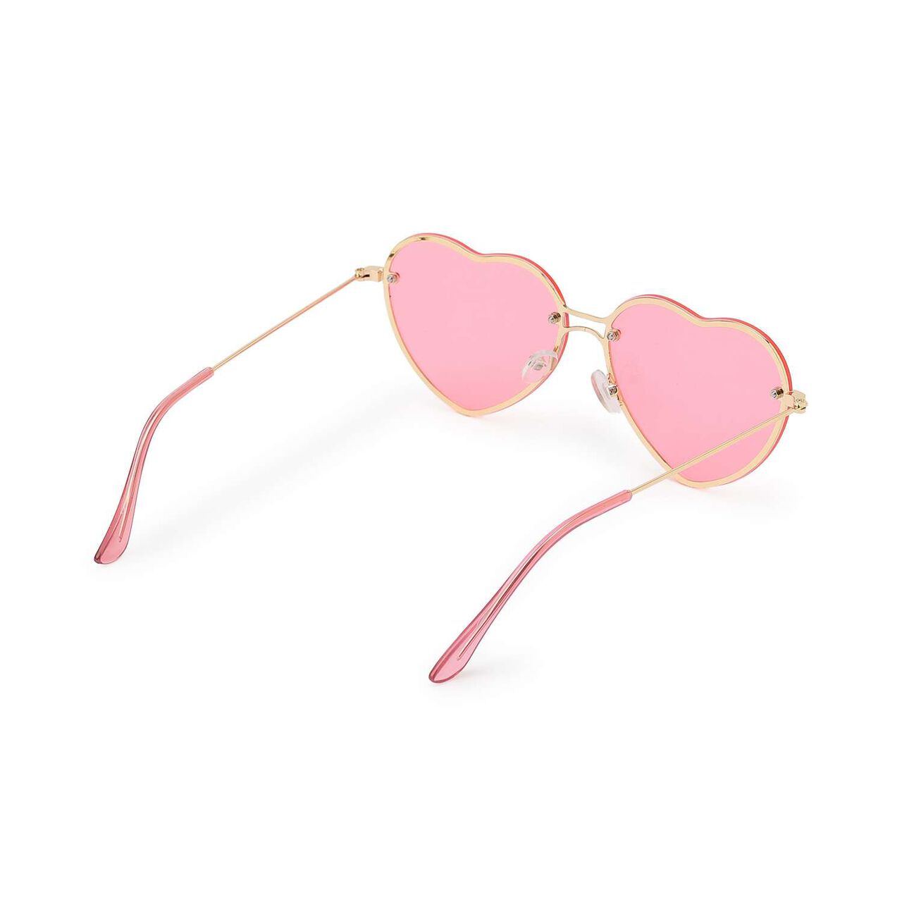[UV] Heart-Shaped Sunglasses,Pink, large image number 1