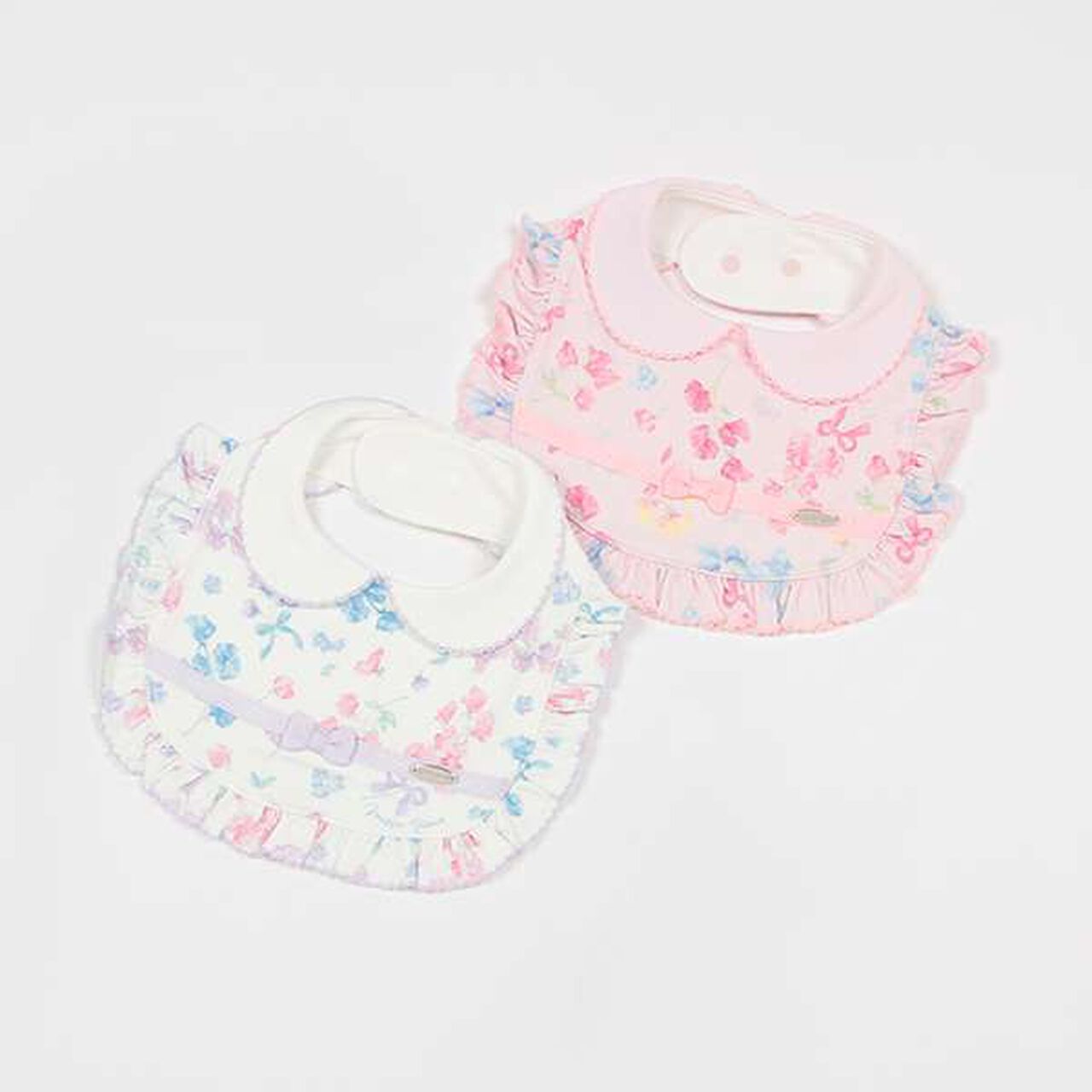 Sweet Pea Collared Bib,Light pink, large image number 6