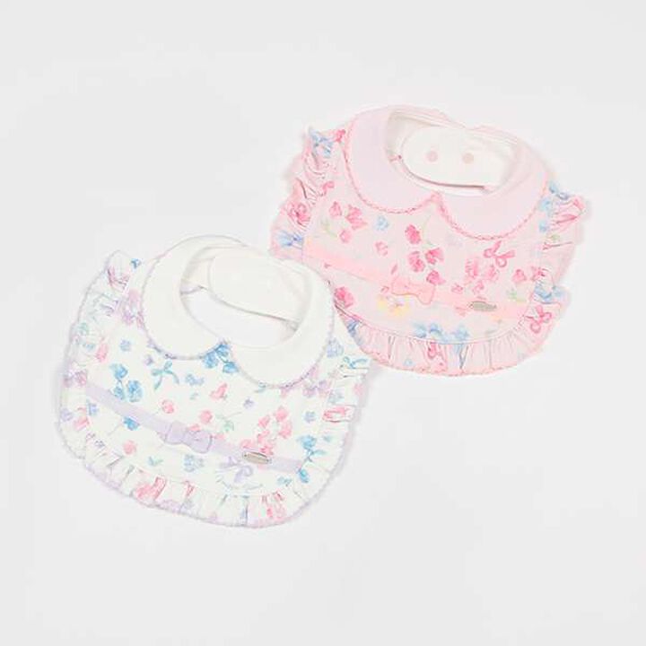 Sweet Pea Collared Bib,Light pink, medium image number 6