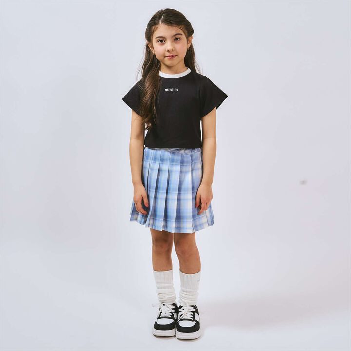 Sleek Plus Quick-Dry Ribbed Short-Sleeve Kids T-Shirt,Red, medium image number 8
