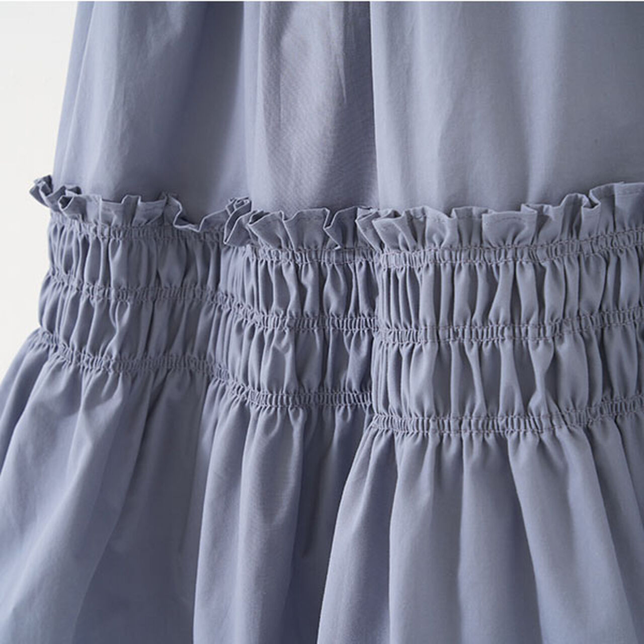 Shirred Tiered One-Piece Dress,Off white, large image number 22