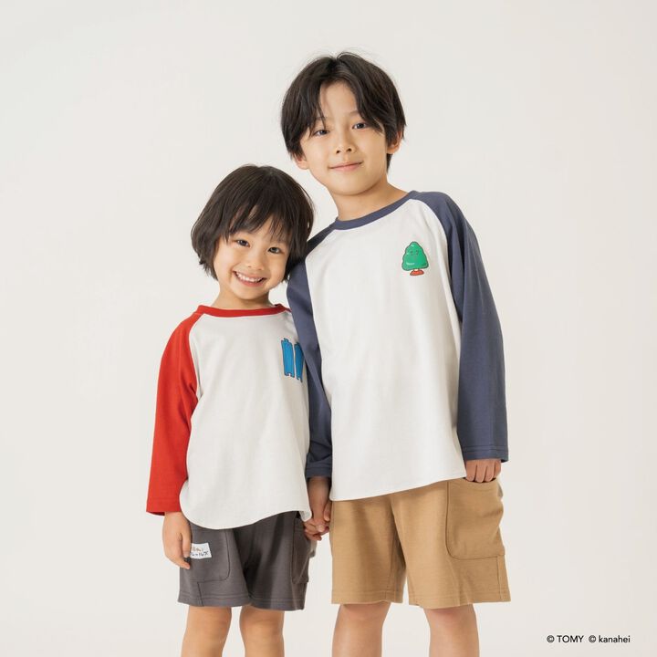 Gather! Plarails - Rails Jokers / One-Point Raglan T-Shirt,Navy, medium image number 15