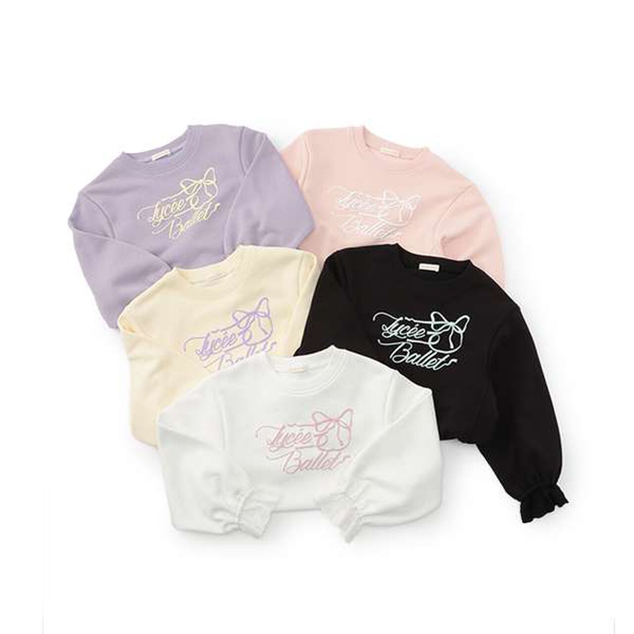 [Lycee Mine Ballet Series] Cuff Lace Sweatshirt,Cream, large image number 12