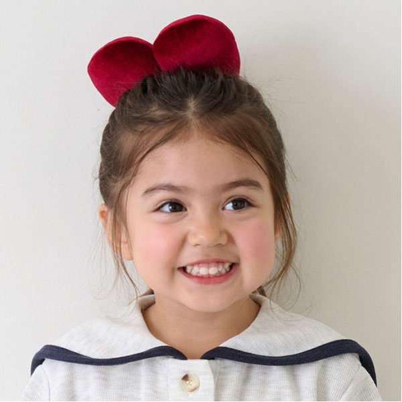 BIG Heart Chouchou,Red, large image number 0