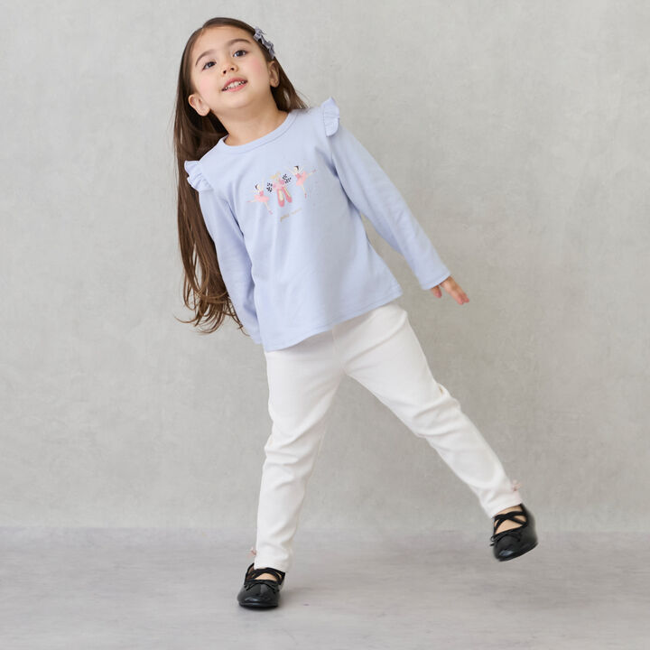 [Affordable] GIRLS 10-length Leggings,Black, medium image number 4