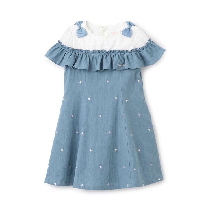[Restock] Star Embroidery One-Piece Dress [Not Available in Direct Stores],, medium