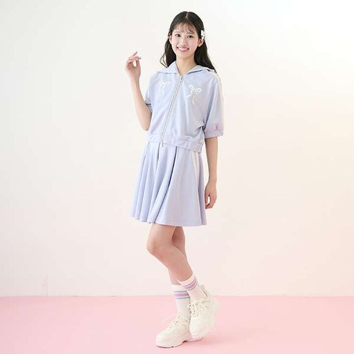 Dad Sneakers with Pearl Charm,White, medium image number 15