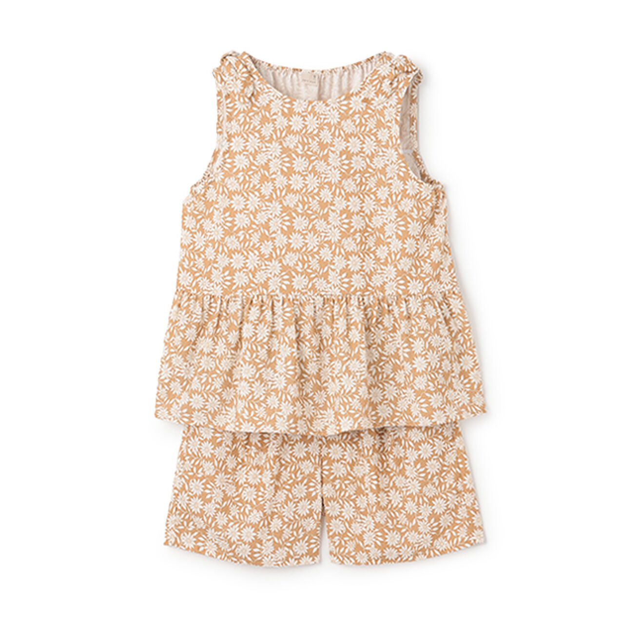 [Link] All-Over Pattern Outfit Set (Junior),Light beige, large image number 0