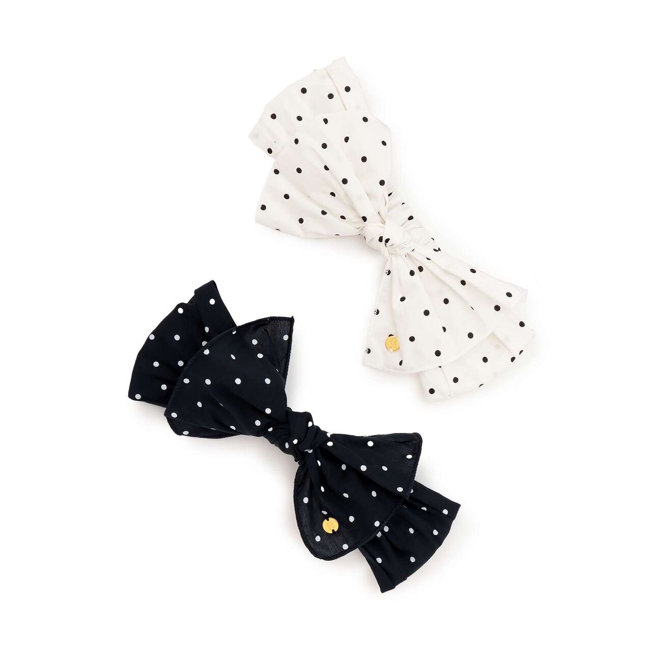 Polka Dot Headband,Navy, large image number 5
