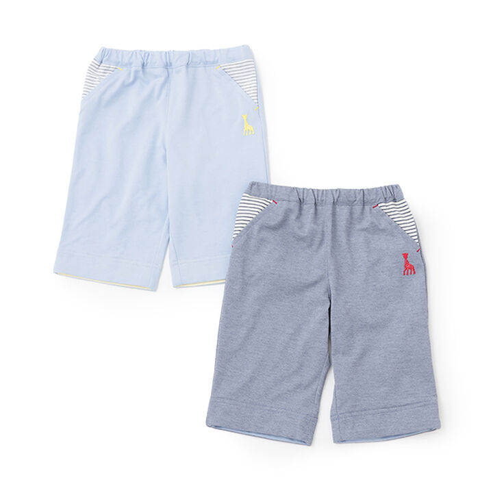 Denim-Style Half Pants,Navy, medium image number 8