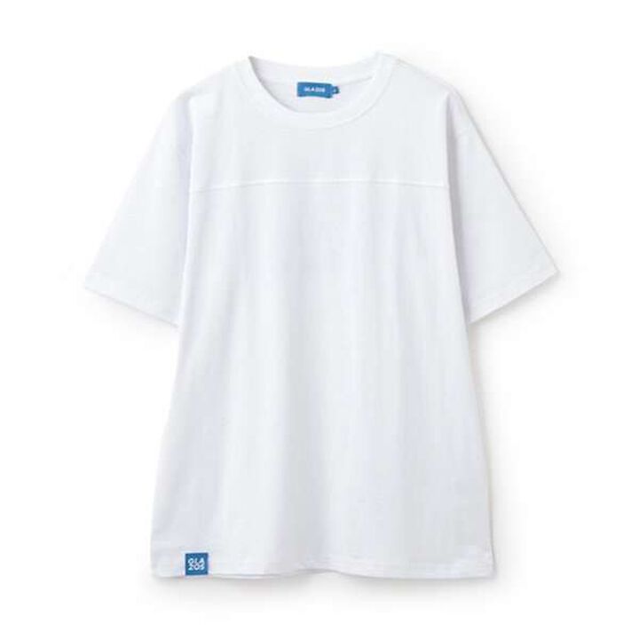 Back Reflective Print Short Sleeve T-Shirt,White, medium image number 9