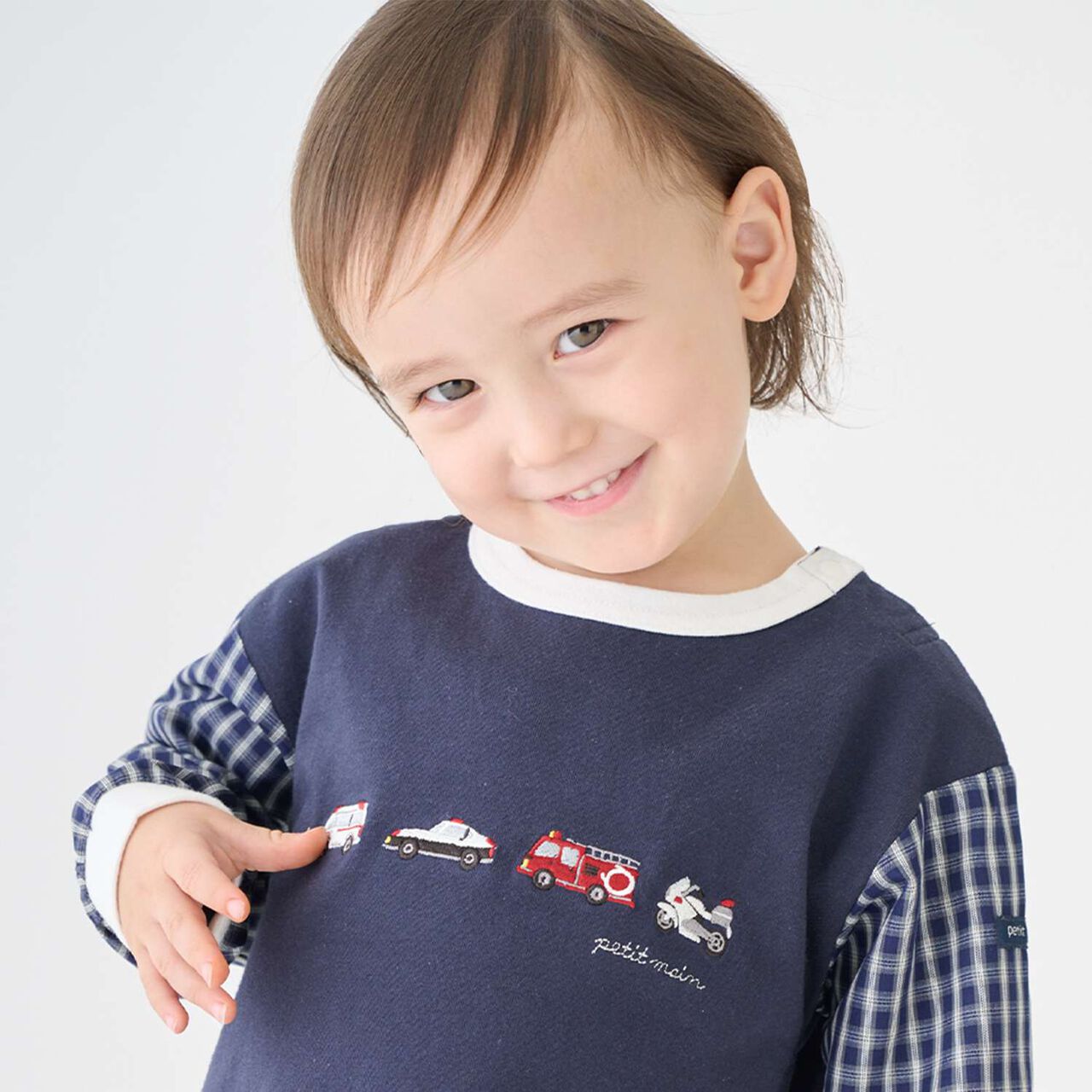 Working Vehicle Long-Sleeve T-Shirt,Off white, large image number 2