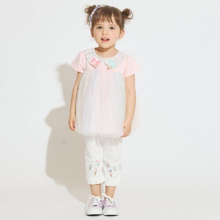 [31 Ice Cream] Tulle Tunic,Pink, medium image number 3