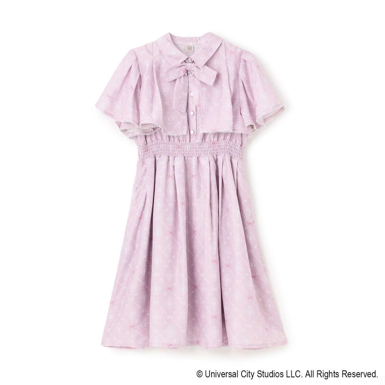 [WICKED] All-Over Pattern One-Piece Dress,Pink, large image number 10