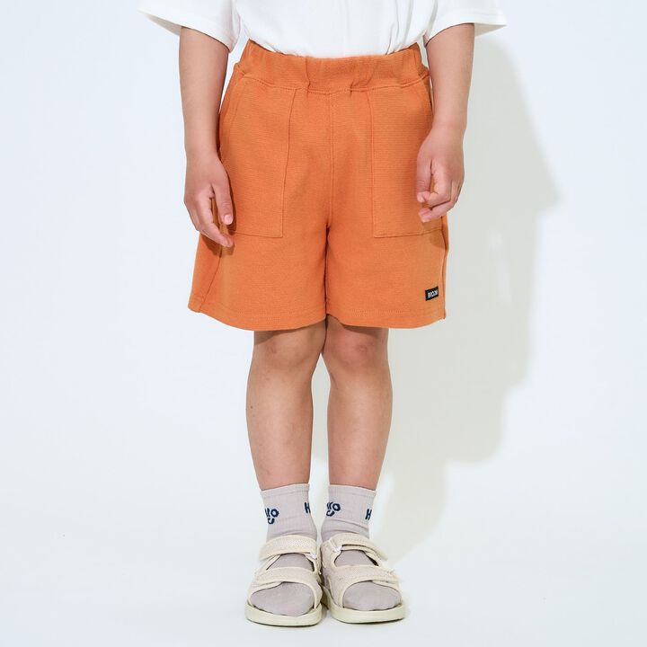 [Tomo Pants] Stain Resistant UV Cool Touch Baker Pocket 4-Inch Pants [Kids] [Boys & Girls],, medium