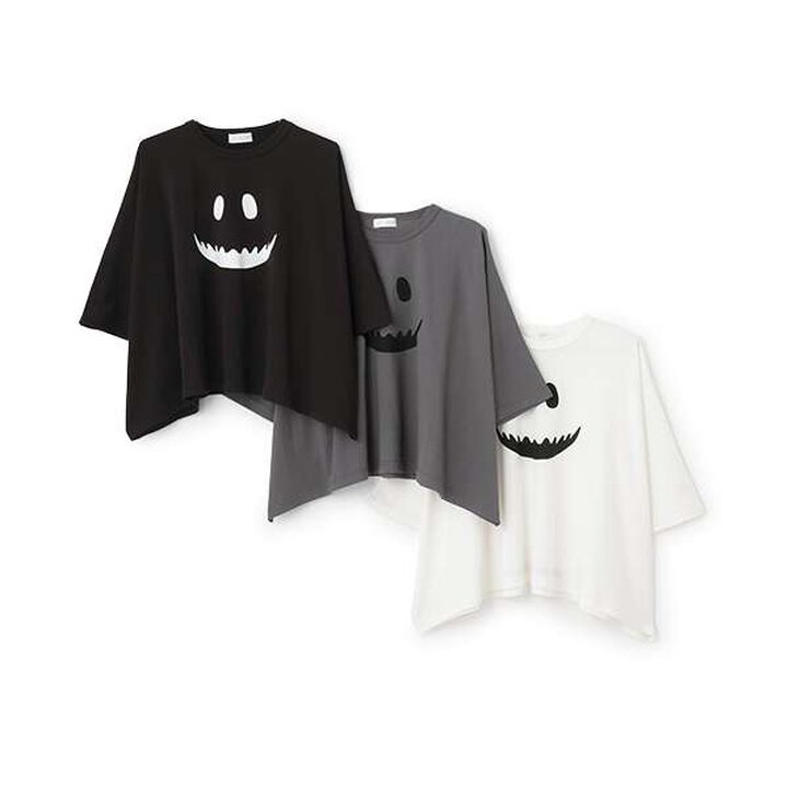 [Halloween] [Kaiteki Tenjiku] Transforming Ghost T-Shirt,Ivory, medium image number 8