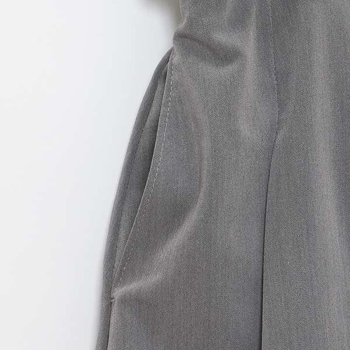 Pleated Skirt with Heart Buckle Belt (with Spats),Beige, medium image number 17