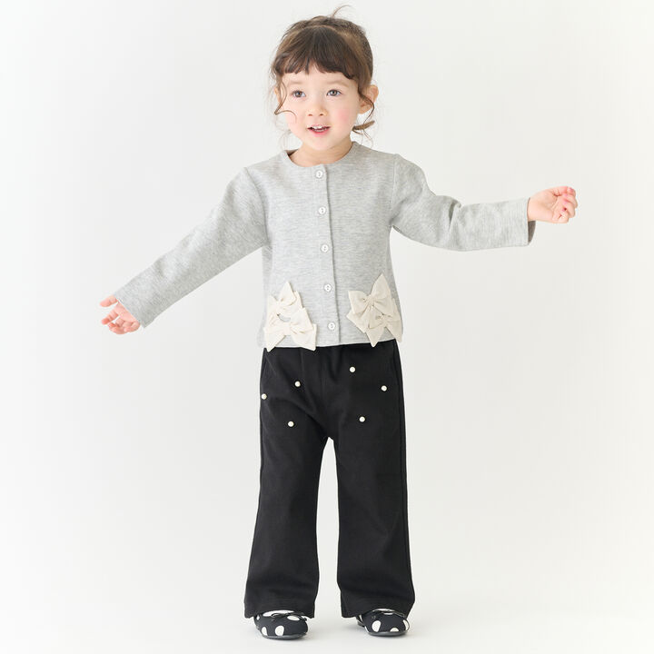 Pearl-Embellished Cut Pants,, medium