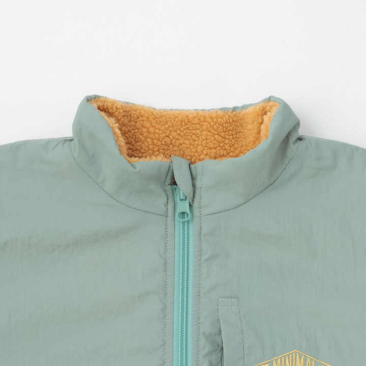 Reversible Color-Blocked Boa Outerwear,Black, medium image number 11