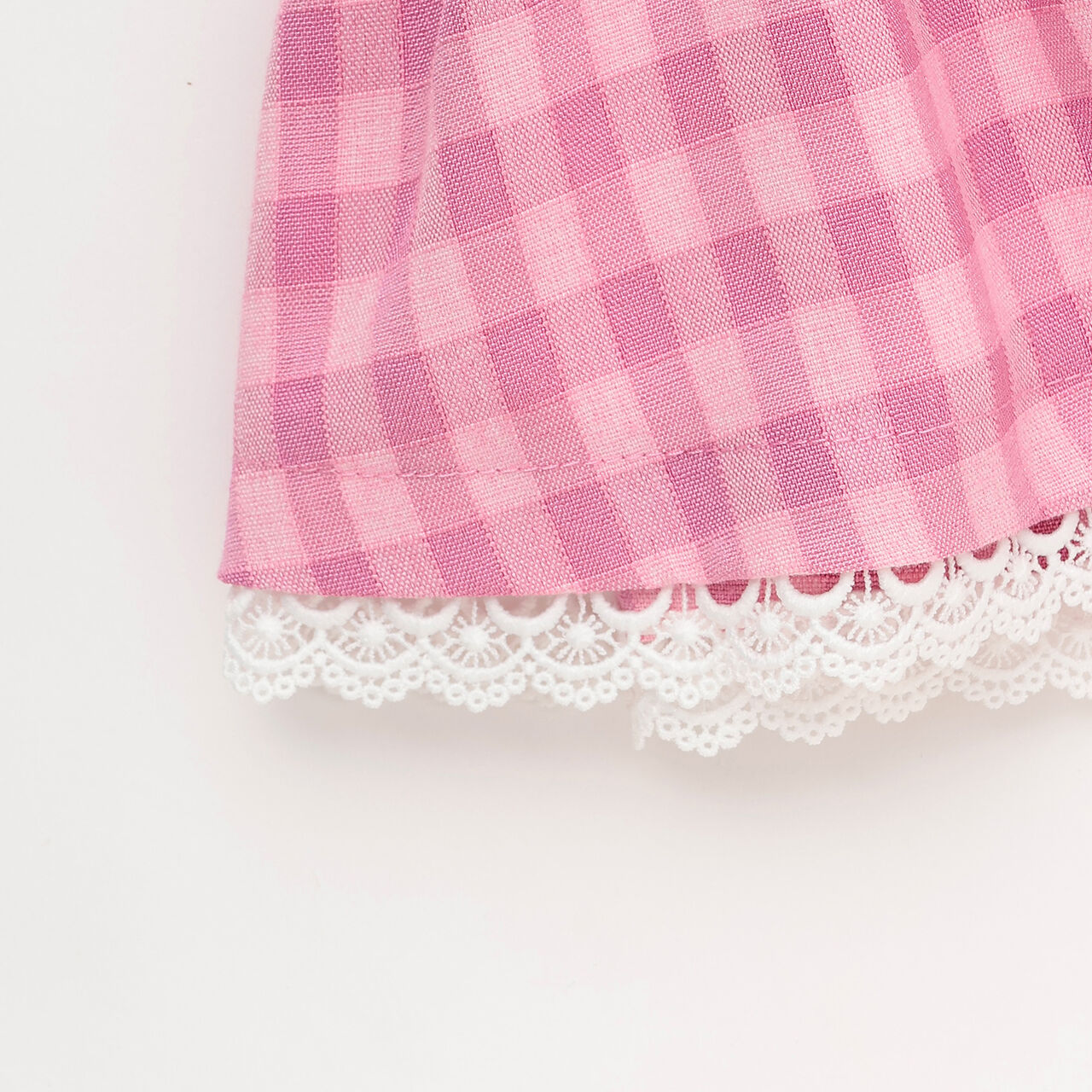 Laced Ribbon Skirt,Pink, large image number 3