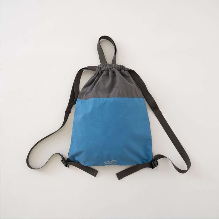 Water-Repellent Bi-Color Knapsack with Handle,, medium
