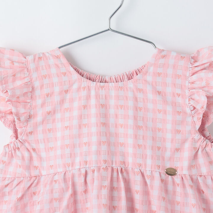 Heart Gingham Tunic,Red, medium image number 6