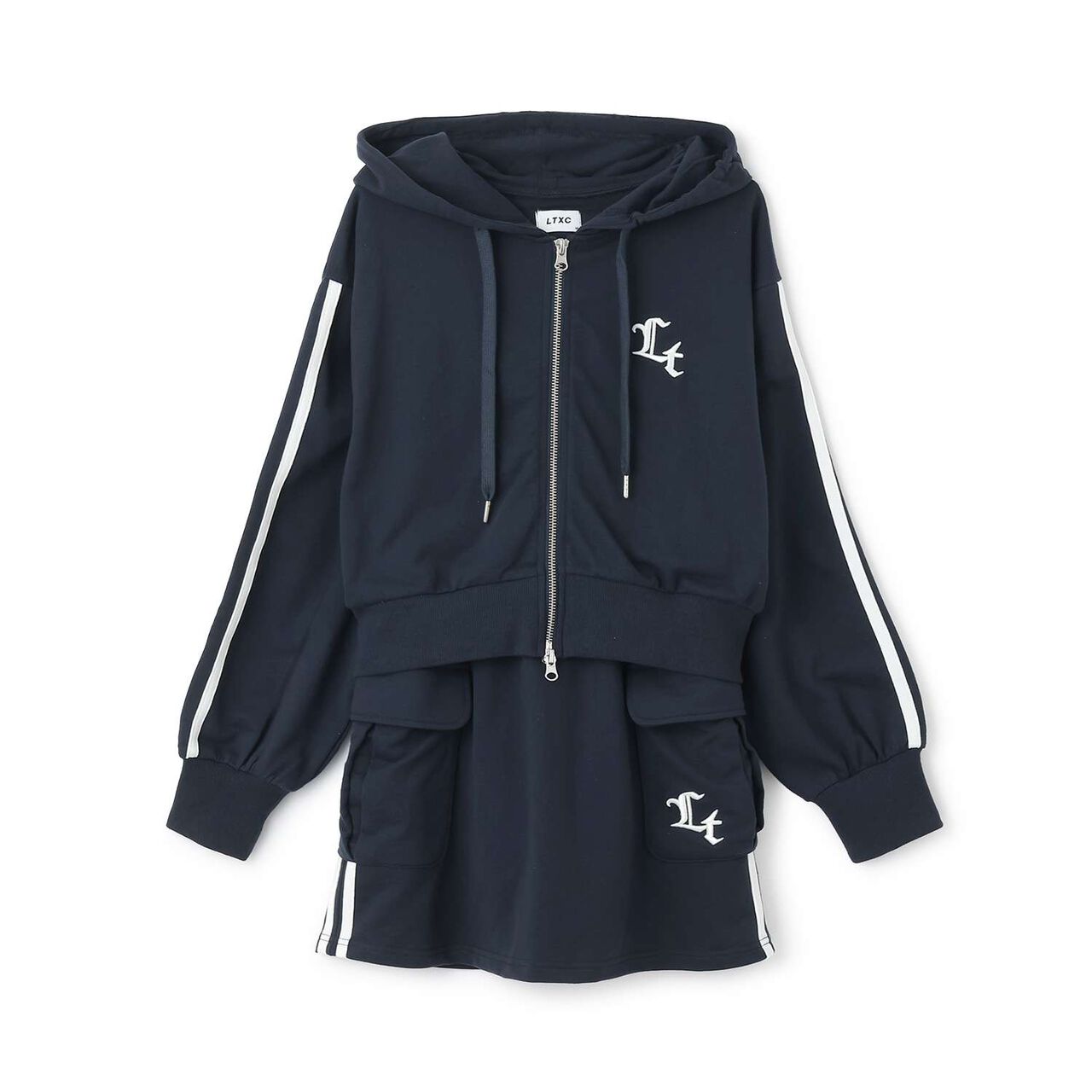 ZIP Parka Setup,Navy, large image number 6
