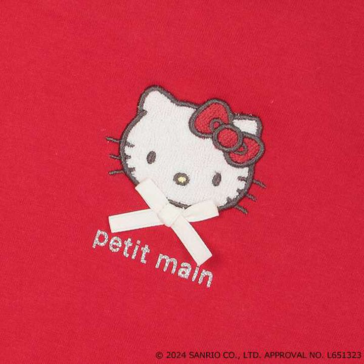 Sanrio Characters Motif T-Shirt (Kids),Light pink, medium image number 15