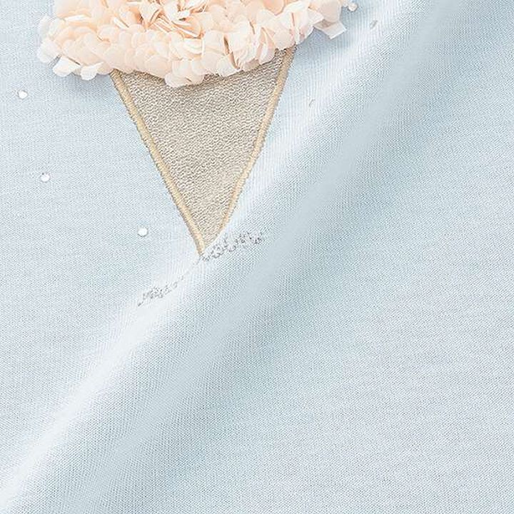 [Anti-stain/Link] Sparkling Motif T-Shirt,Off white, medium image number 10