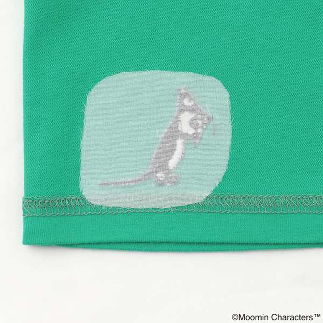 MOOMIN/Chest Pocket Short Sleeve T-Shirt,Green, large image number 17
