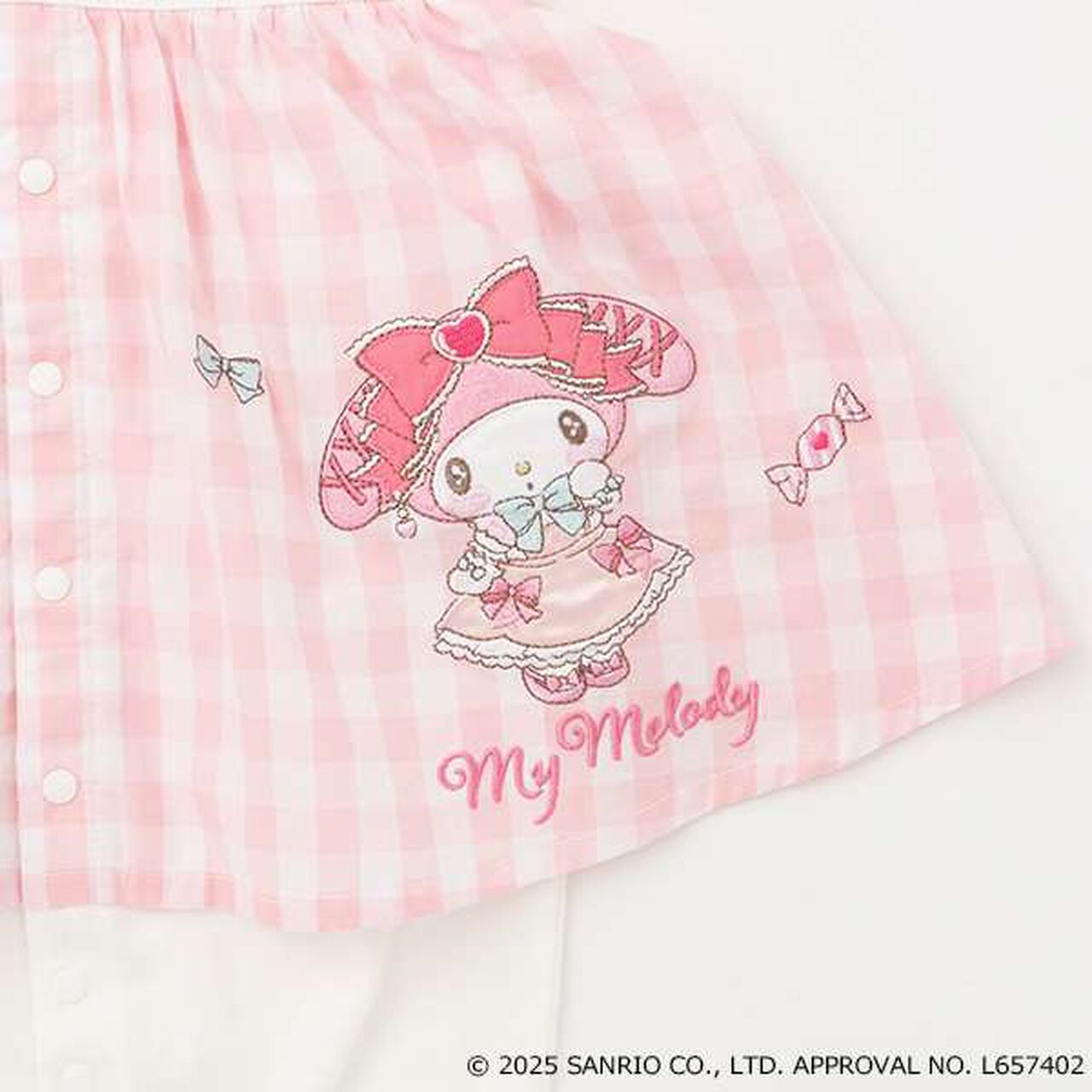 [My Melody & Cinnamoroll] Sailor Short-Sleeve 2 Way All-in-One,Pink, large image number 14